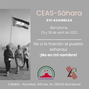 XVI Asamblea CEAS-Sáhara