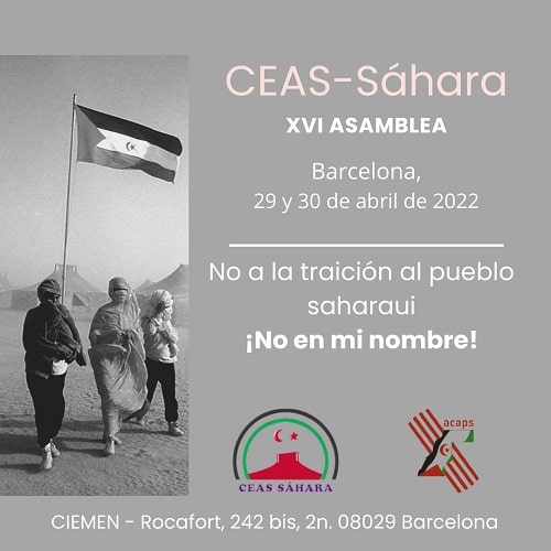 XVI Asamblea CEAS-Sáhara