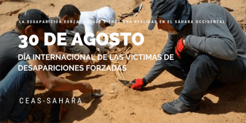 30 DE AGOSTO - DÍA INTERNACIONAL DE LAS VÍCTIMAS DE DESAPARICIONES FORZADAS
