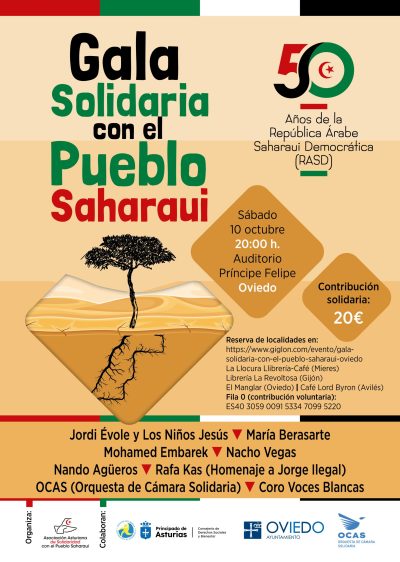 Gala solidaria cartel